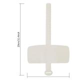 Toilet Splash Guard Pee Deflector Urine Guard Prevents Pee Leaks Center Strap with O-Ring Handle | Comfortable Pee Guard & Urine Deflector for Kids, Adults | Universal Fit (1, 11.4inchx6.3inch)