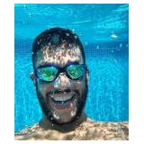 Aegend Swim Goggles, 2 Pack Swimming Goggles No Leaking Adult Men Women Youth, Flexible, Detachable, Aqua & Clear - Retail: $13