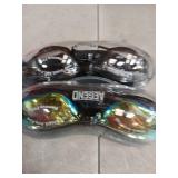 Aegend Swim Goggles, 2 Pack Swimming Goggles No Leaking Adult Men Women Youth, Flexible, Detachable, Aqua & Clear - Retail: $13