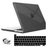 IBENZER Compatible with MacBook Pro 16 Inch Case A2141 Release 2020 2019, Hard Shell Case with Keyboard Cover & Type C Adapter for Old Version Mac Pro 16", Crystal Black, T16CYBK+1TC - Retail: $20