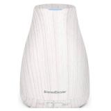 InnoGear Essential Oil Diffuser, Ultrasonic Diffusers for Home Aromatherapy Humidifier for Bedroom Room 7 Colors LED 2 Mist Mode Auto Off, White Grey - Retail: $17