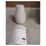 InnoGear Essential Oil Diffuser, Ultrasonic Diffusers for Home Aromatherapy Humidifier for Bedroom Room 7 Colors LED 2 Mist Mode Auto Off, White Grey - Retail: $17
