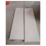 ZdwCyl Wall Mounted Clothes Drying Rack 32 inches,Foldbale Laundry Drying Rack Wall Mount,Drying Rack Clothing Space Saver,Retractable,Collapsible,Folding Laundry Rack,White - Retail: $38