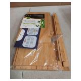 ROYALHOUSE Natural Bamboo Roll Top Bread Box Kitchen Food Storage - Assembly Required - Retail: $23
