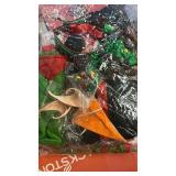 Civaner 9 Sets Christmas Apron Costume Accessories for Women Xmas Party Favor Photos Booth Props Elf Hats Headbands