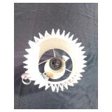 Mini Stick Table Lamp with Pleated Shade Green - Room Essentialsâ¢ (see pictures and description) - Retail: $10