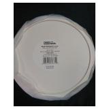 Solid Bathroom Wastebasket Ivory - Room Essentialsâ¢: Polypropylene, Compact Design, 1.5 Gallon Capacity - Retail: $6