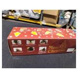 20\" Mini Pink Christmas Tree, Artificial Small Christmas Tree with Lights, Tabletop Christmas Tree with Star Treetop,Bow Boxes and Ball Ornaments for DIY Christmas Decoration (Pink) - Retail: $25