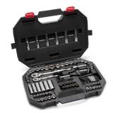 Husky Mechanics Tool Set 94 Pieces 1/4\" AND 3/8\" Drive MSRP $84.97 - Retail: $84