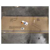 60 in. Recessed Ultra Thin Wall Mounted Electric Fireplace in Black - Retail: $415