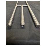 Fire Pit Essentials24 in. Stainless Steel H-Burner with Coupler and Allen Wrench MSRP $69.99 Missing Items (See Pictures and Description)