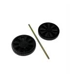 ToterReplacement Wheel Kit for 96 Gallon Two Wheel Trash Can MSRP $36.03
