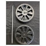 ToterReplacement Wheel Kit for 96 Gallon Two Wheel Trash Can MSRP $36.03