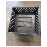 Hampton BayTipton 34.00 in. W Rubbed Bronze Steel Wood Outdoor Fire Pit with Screen and Poker Included MISSING ITEM (See Pictures and Description) - Retail: $179