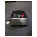 VornadoVH240 1500-Watt Gray Indoor Electric Fan Space Heater with Adjustable Thermostat , 3-Heat Settings, Safety Features - Retail: $79