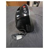 VornadoVH240 1500-Watt Gray Indoor Electric Fan Space Heater with Adjustable Thermostat , 3-Heat Settings, Safety Features - Retail: $79