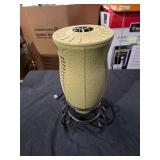 LaskoDesigner Series 1500W 16 in. Beige Electric Tower Ceramic Space Heater with Timer, Thermostat, and Remote Control - Retail: $76