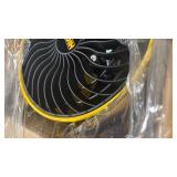 Stbine HICFM 16 in. Turbo High-Velocity Drum Fan in Yellow - 2800 CFM, 3-Speed 1/4 HP Motor, Slip-Resistant Feet and Handle - Retail: $108