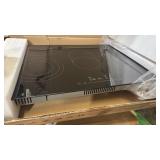 SKYSHALO Built in Electric Stove Top, 30.3 x 20.5 inch 5 Burners, 240V Glass Radiant Cooktop with Sensor Touch Control, Timer & Child Lock Included, 9 Power Levels for Simmer Steam Slow Cook Fry - Ret