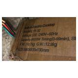 SKYSHALO Built in Electric Stove Top, 30.3 x 20.5 inch 5 Burners, 240V Glass Radiant Cooktop with Sensor Touch Control, Timer & Child Lock Included, 9 Power Levels for Simmer Steam Slow Cook Fry - Ret