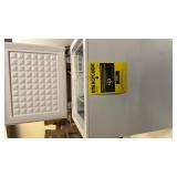 COWSARGarage Ready 20.67 in. 1.8 cu. ft. Manual Defrost Chest Freezer with Temperature Alarm Chest Freezer in White - Retail: $252