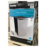 Danby 4.4-cu ft Mini Fridge Retro Mini Fridge in Iridium Silver - Retail: $349.99