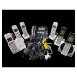 PHONE AND ELECTRONICS BUNDLE VTech AT&T Panasonic TOTAL VALUE OVER $200 (See Pictures and Description) - Retail: $0