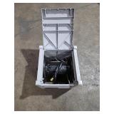 Suncast100 ft. Hose Hideaway Dove Gray DAMAGED (See Pictures and Description) - Retail: $39