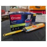 CLEANING BUNDLE O-Cedar H2PRO Flat Mop System AND Swiffer Dusters 6ft Dusting Kit with 4 Heavy Duty Dusters ($70 VALUE) - Retail: $70