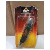 Cut Pocket Knife Green