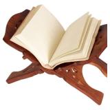 IBLAY Beautifully Hand Carved Quaran Holy Geeta Bible Holder Support Stand Reading Book Holder Display Folding Religious Prayer Stand Wooden Holy Book Stand (Bood Stand 1) - Retail: $15