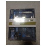 Mr. Pen- Geometry Set, 15 pcs, Blue, 6 Inch Swing Arm Protractor, Divider, Set Squares, Ruler, Compasses and Protractor - Retail: $13