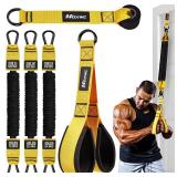 HOXWC Resistance Bands with Handles, Exercise Bands with Door Anchor for Working Out, Home Gym Workout Equipment for Push Downs, Tricep, Biceps, Arms, Back, Chest, Abs, Shoulder Training - Retail: $26
