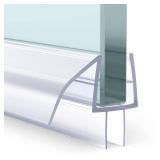 AmazerBath 3 PCS Shower Door Bottom Seal for 3/8 Inch Glass - (15.75 Inches x 3), 3 Section Segmented Shower Installation Kit Frameless Glass Door Seal Strip - Retail: $9