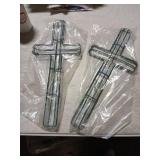 Wire Cross Frame Forms - Set of 2 - Retail: $15