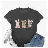 Three Bunnies Pattern T-Shirt Size XL - Retail: $24