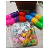 Colorful Plastic Easter Eggs with Toys - Retail: $12