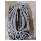 Weather Stripping Door Seal Strip - Soundproof Q-Shaped Foam for Exterior Door Frame, Large Gap Seal, Noise Cancelling, Easy to Install (Black, 26FT) - Retail: $16