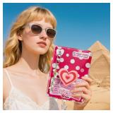 ANKUAITIAN Books Theme Charms Set for Kindle,Including Dust Plug Charm Type C/USB C,Heart Grip Holder, Bow Keychain Accessories,Compatible for Kindle Paperwhite 11th 12th Generation (Flower Style) - R