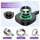 Charger for Oura Ring Gen3 - Size 10 - Fast Charging Dock with USB C Wall Charger & 3FT USB-C Cable Compatible with Oura Ring Gen3 - Retail: $26