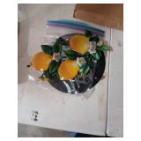 Thyle Lemon Paper Towel Holder with Round Base Lemon Bathroom Decor Rustic Housewarming Gifts Dispenser Kitchen Paper Holder Stand for Christmas Yellow Countertop Toilet Home Accessories - Retail: $23