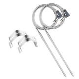 Stanbroil Thermometer Probe with Clips, Set of 2 Waterproof Meat Probe Replacement for Maverick ET-732/733 and Ivation IVA-WLTHERM IVAWT738 - Retail: $15