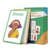 Alpine Choice American Sign Language for Beginners - ASL Flash Cards for Babies, Toddlers, and Adults - Communication Cards for Non Verbal Children with Speech Delay or Autism - Visual aid Cue Cards -