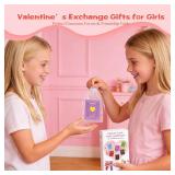 24 Pack Valentines Day Gifts for Kids, Valentines Day Cards with Heart-Shaped Crystal Gemstones for School Classroom Exchange, Valentine Party Favors&Goody Bag Fillers for Girls and Boys FX0123