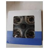 QUE-T 4pcs Aluminum Rear Wheel Hubs Rims for 1/14 Tamiya Tractor Climbing Trailer RC Car Upgrade Parts - Retail: $42