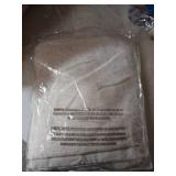 jinchan Beige Linen Curtains with White Privacy Lining Natural Lined Curtains 84 inch Light Filtering Drapes for Living Room Bedroom Neutral Farmhouse Cottage Core Home Office Decor Back Tab 2 Panels 