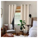 BGment Thermal Insulated 100% Blackout Curtains 72 Inch Length 2 Panels, Total Light Blocking Curtains for Bedroom, Grommet Window Drapes with Thick Black Liner, 42 Inch Wide Each Panel, Taupe  - Reta