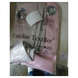 Estelar Textiler Pink and Sage Green Blackout Curtains & Drapes for Bedroom, Thermal Insulated Ombre Blackout Drapes, Room Darkening Energy Saving Curtains for Living Room, 42Wx63L, 2 Panels - Retail: