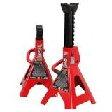 BIG RED T43202 Torin Steel Jack Stands: 3 Ton (6,000 lb) Capacity, Red, 2 count (pack of 1) (B000CO86BY) - Retail: $93