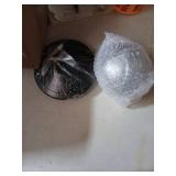 Covzoe 2 Pack Shot Put Ball and Throwing Discus Set, 1 kg Training Discus and About 12Lb Iron Shot Put Track for Outdoor Sports Practice Field Training - Retail: $30